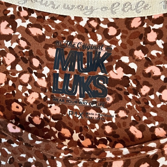 Bundle of 2 Muk Luks Sleeveless Midi Dresses Size Petite 1X - Picture 9 of 10